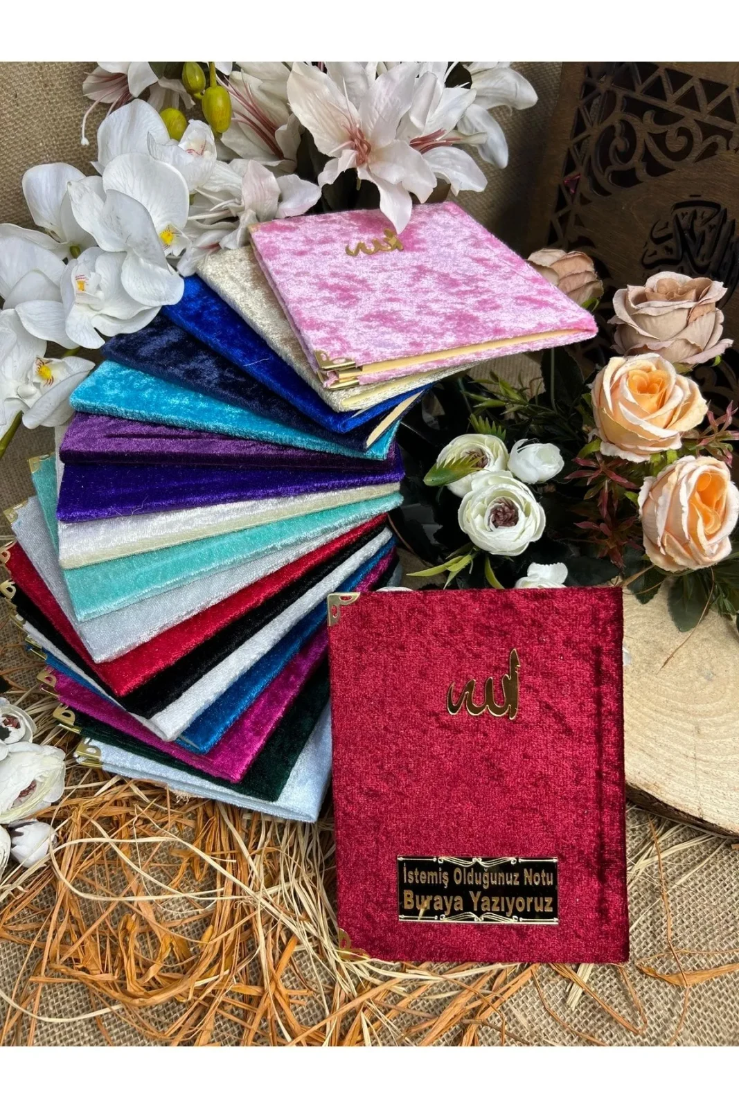 Kadife Yasin Kitabı Cüzü  Iri Yazılı 17*13 Cm 128 Sayfa Hac Umre Dogum Cenaze Mevlüt Hediyesi