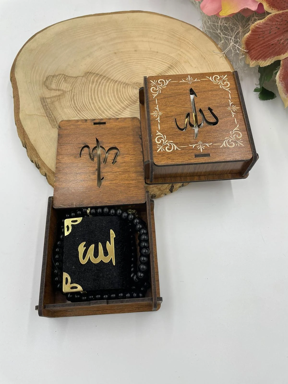 AHŞAH KUTULU MİNİK KURAN TESBİHLİ SET 9