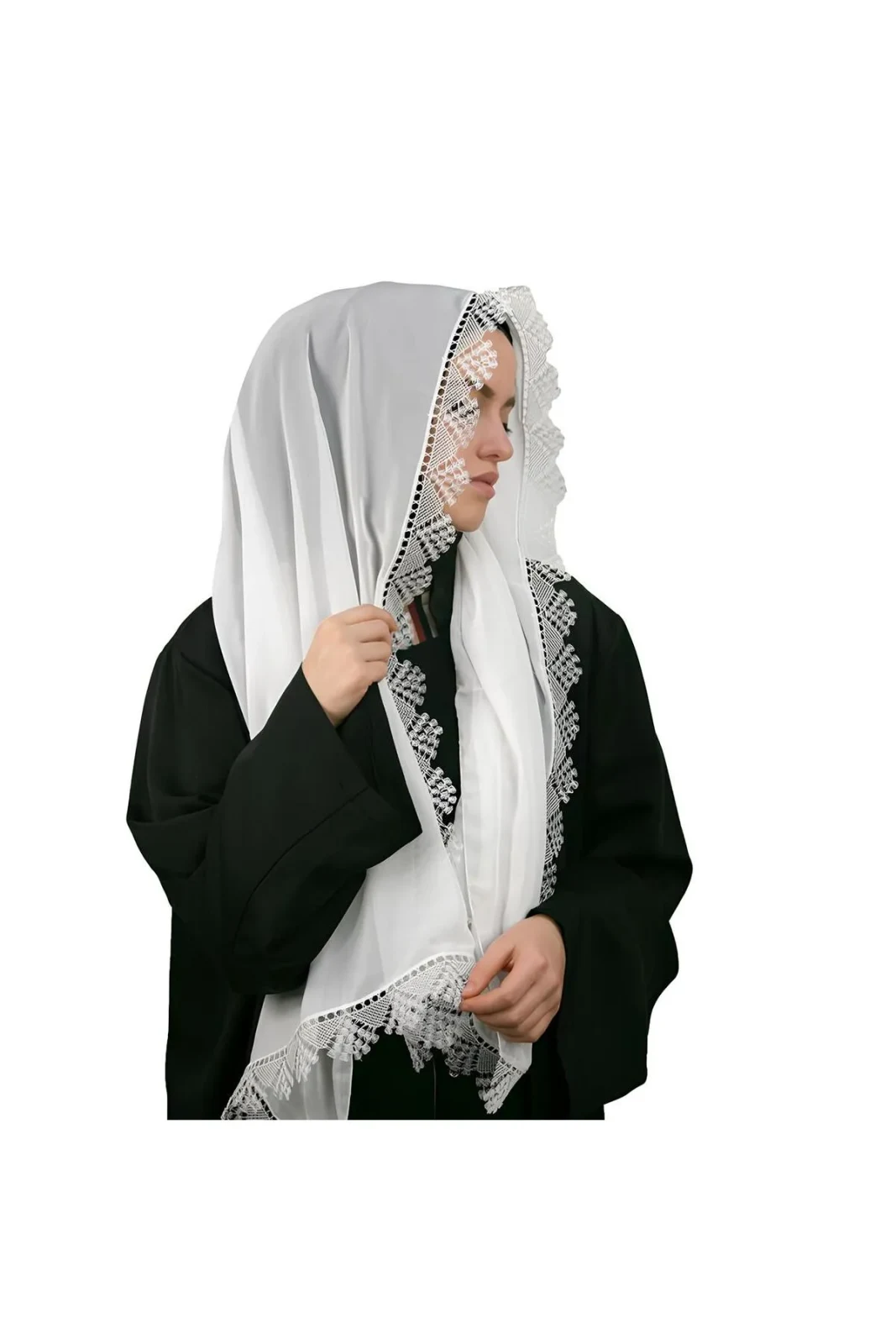 Çeyizlik, Hediyelik, 4’lü Gelin Bohçası Seti, Iğne Oyalı Namaz Örtüsü, Tafta Seccade, Yasin, Tesbih 5