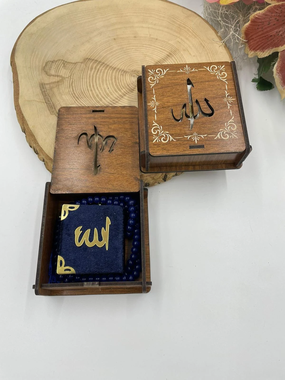 AHŞAH KUTULU MİNİK KURAN TESBİHLİ SET 10