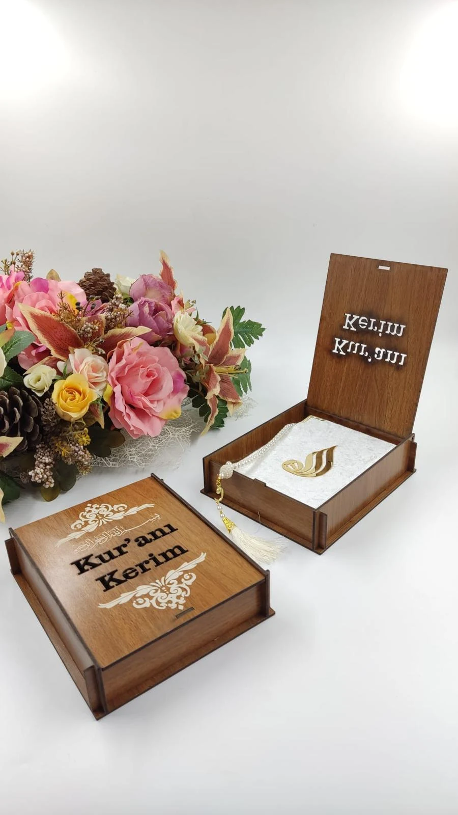 AHŞAP KUTULU KURAN & TESBİH SETİ 4