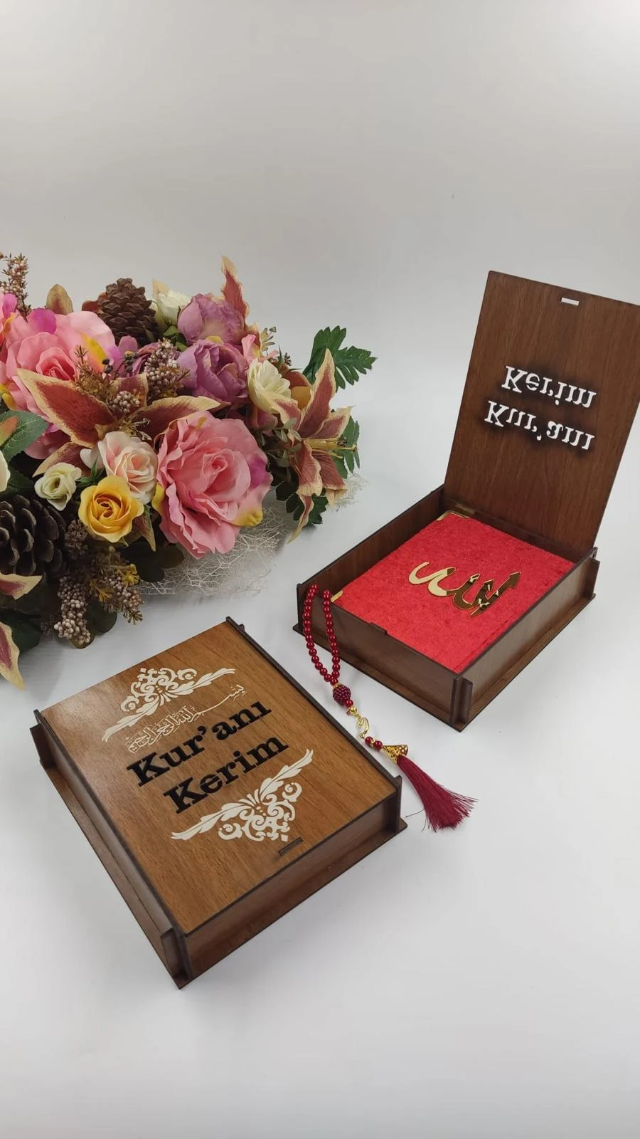 AHŞAP KUTULU KURAN & TESBİH SETİ 5